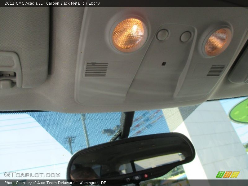 Carbon Black Metallic / Ebony 2012 GMC Acadia SL
