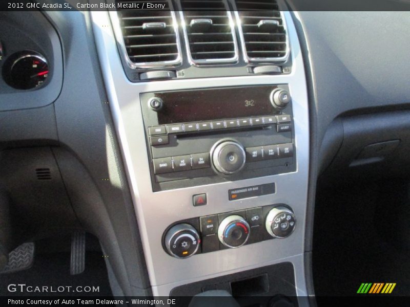 Carbon Black Metallic / Ebony 2012 GMC Acadia SL