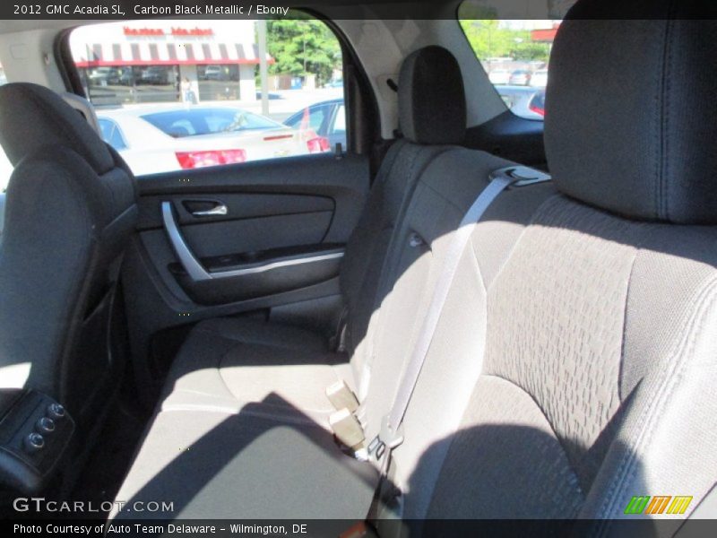 Carbon Black Metallic / Ebony 2012 GMC Acadia SL