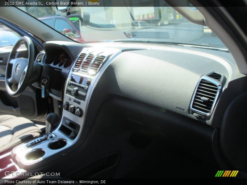 Carbon Black Metallic / Ebony 2012 GMC Acadia SL