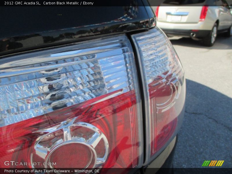 Carbon Black Metallic / Ebony 2012 GMC Acadia SL