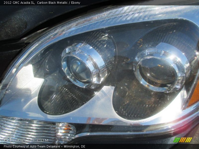 Carbon Black Metallic / Ebony 2012 GMC Acadia SL