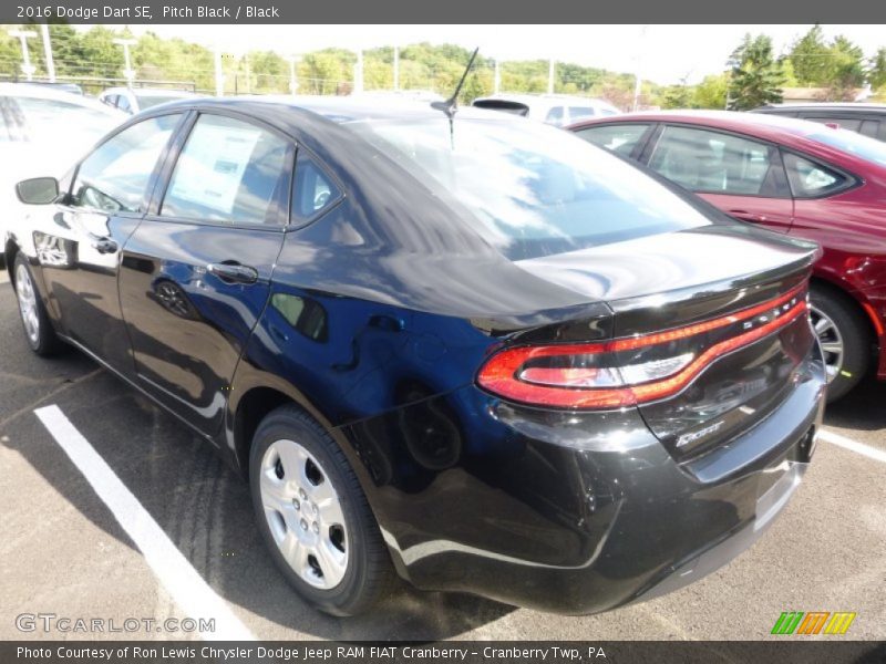 Pitch Black / Black 2016 Dodge Dart SE