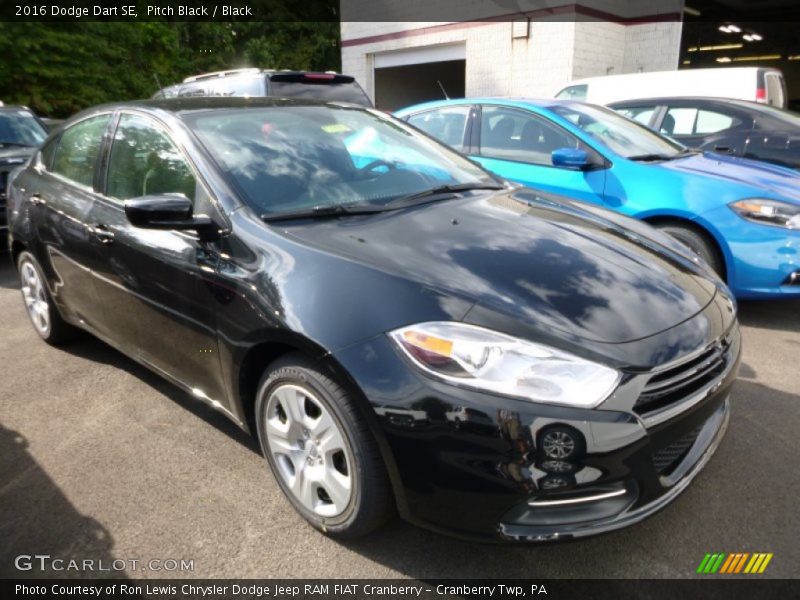 Pitch Black / Black 2016 Dodge Dart SE