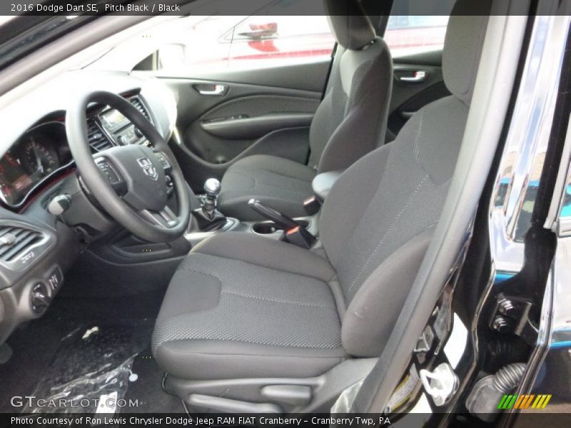 Pitch Black / Black 2016 Dodge Dart SE