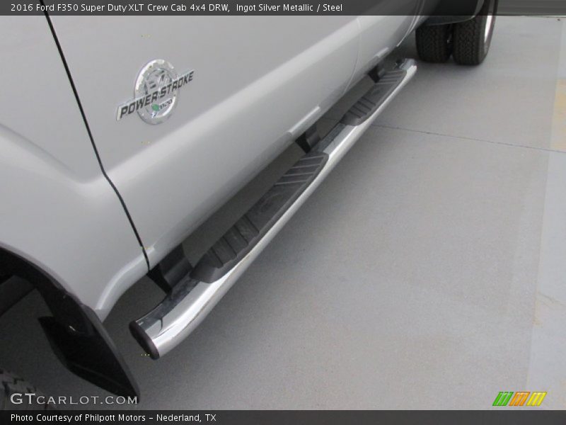 Ingot Silver Metallic / Steel 2016 Ford F350 Super Duty XLT Crew Cab 4x4 DRW