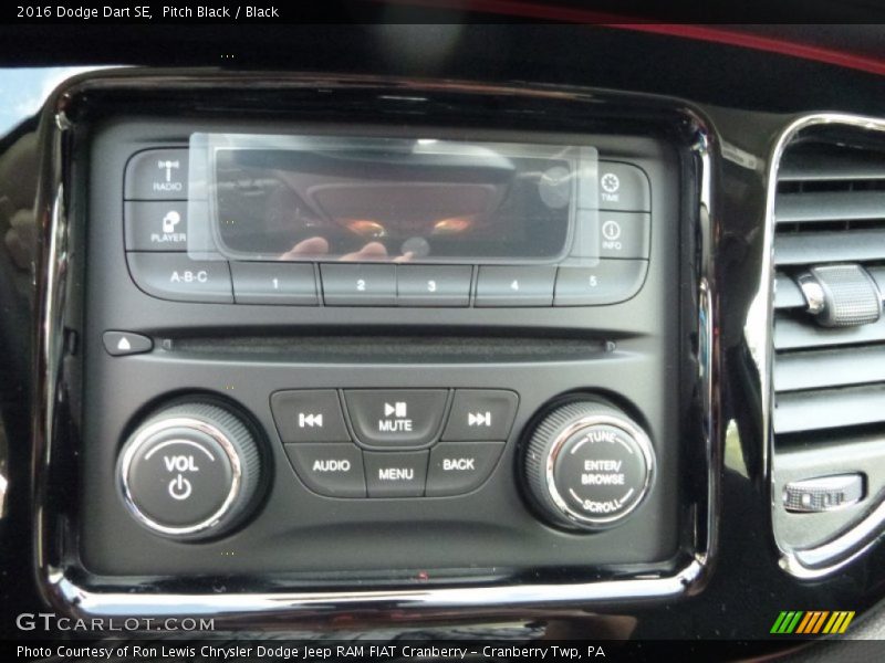 Pitch Black / Black 2016 Dodge Dart SE
