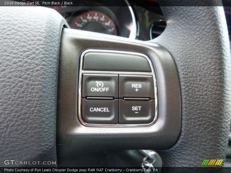 Pitch Black / Black 2016 Dodge Dart SE