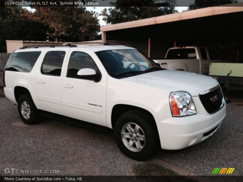 Summit White / Ebony 2014 GMC Yukon XL SLT 4x4