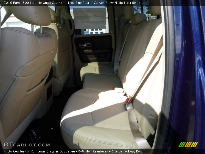 Rear Seat of 2016 1500 Laramie Quad Cab 4x4