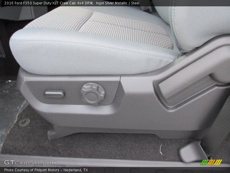 Ingot Silver Metallic / Steel 2016 Ford F350 Super Duty XLT Crew Cab 4x4 DRW