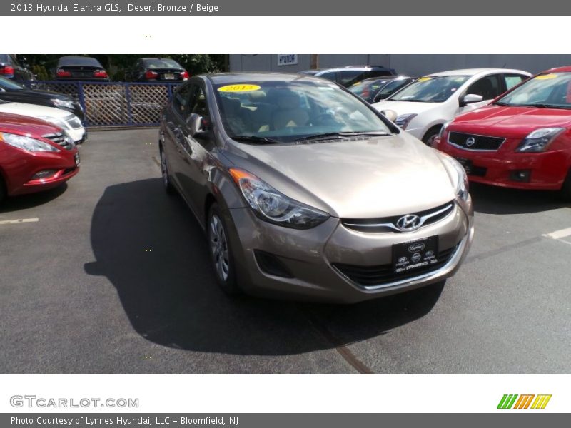 Desert Bronze / Beige 2013 Hyundai Elantra GLS