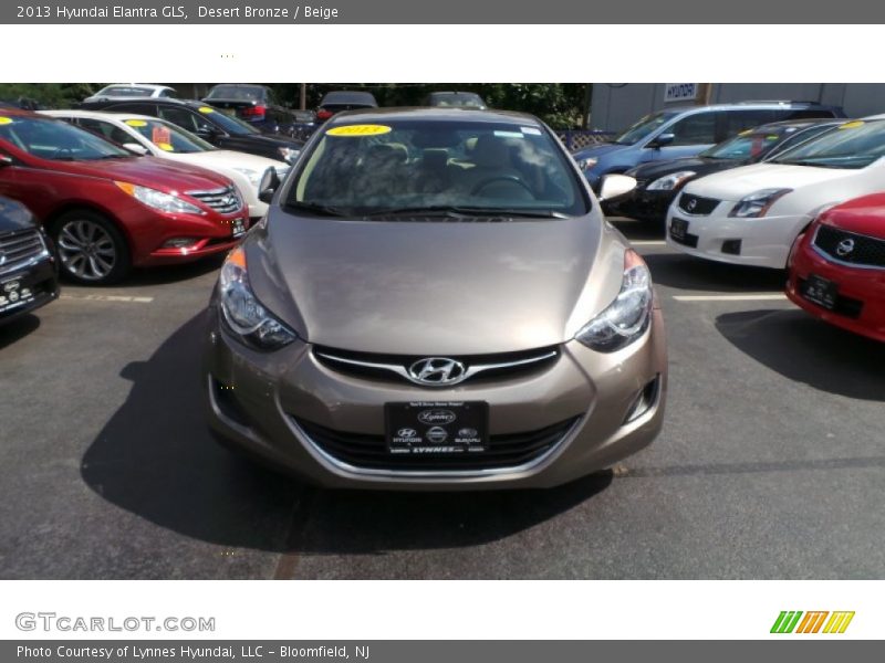 Desert Bronze / Beige 2013 Hyundai Elantra GLS