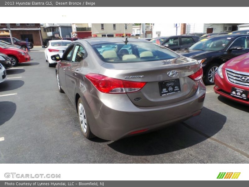 Desert Bronze / Beige 2013 Hyundai Elantra GLS