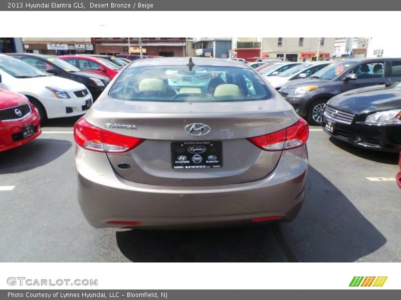 Desert Bronze / Beige 2013 Hyundai Elantra GLS