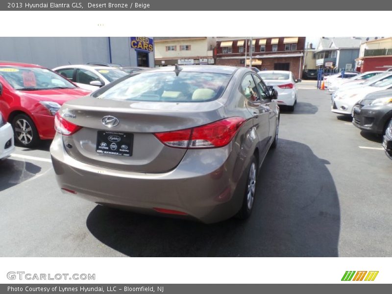 Desert Bronze / Beige 2013 Hyundai Elantra GLS