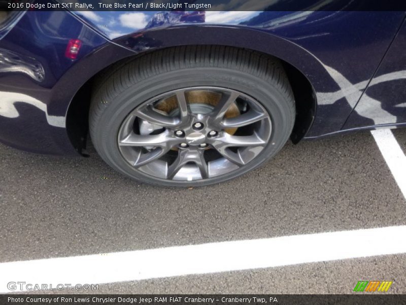 True Blue Pearl / Black/Light Tungsten 2016 Dodge Dart SXT Rallye