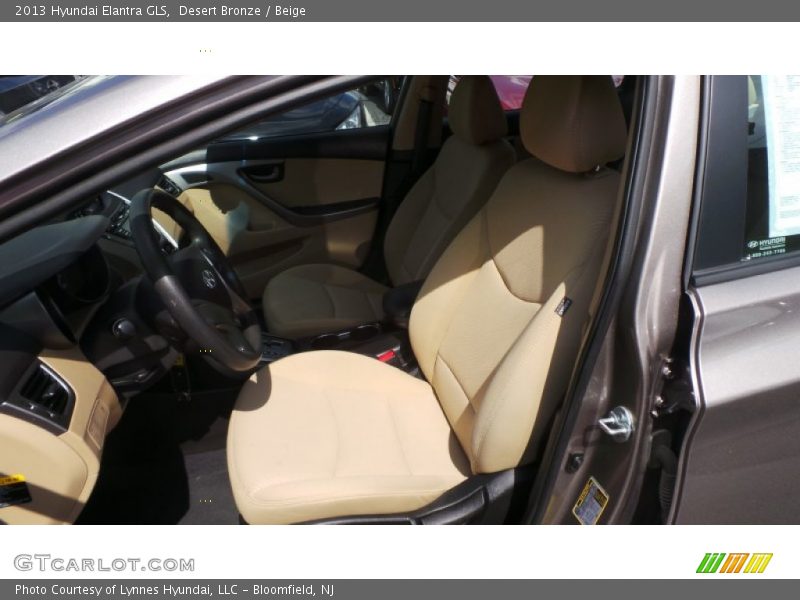Desert Bronze / Beige 2013 Hyundai Elantra GLS