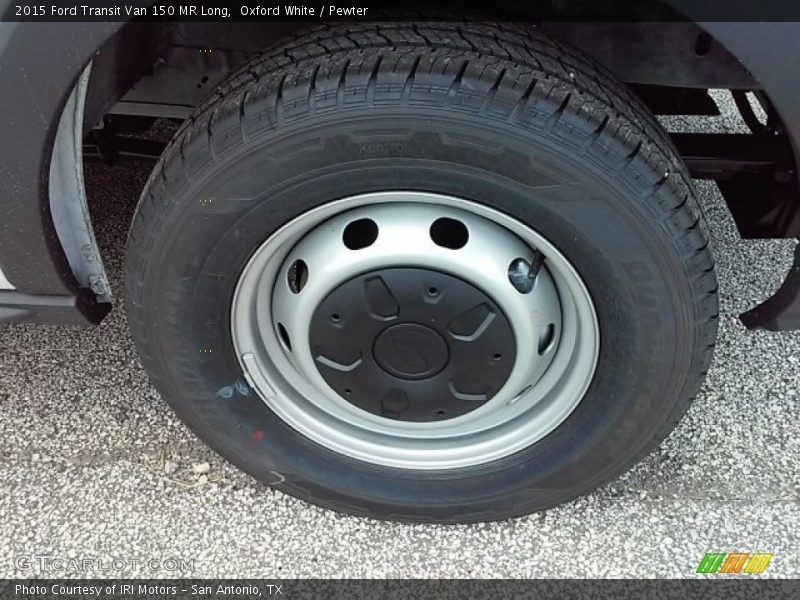 Oxford White / Pewter 2015 Ford Transit Van 150 MR Long