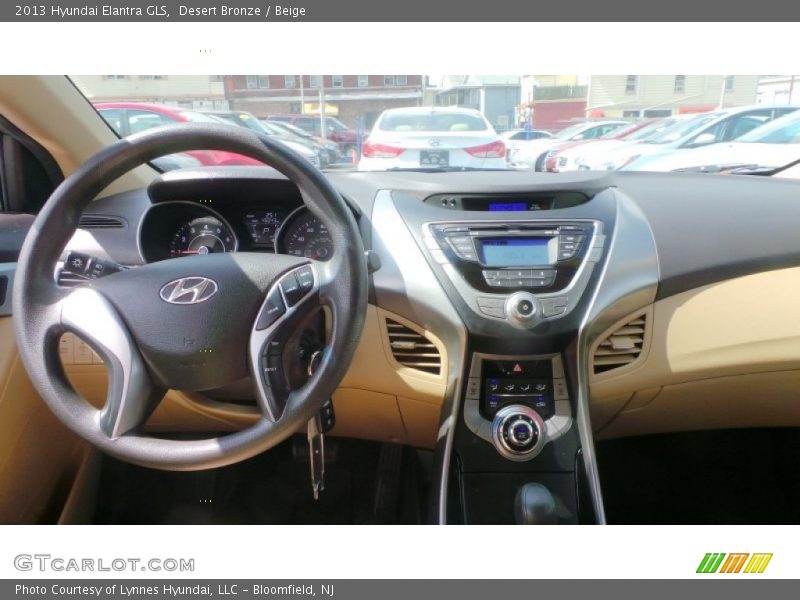 Desert Bronze / Beige 2013 Hyundai Elantra GLS