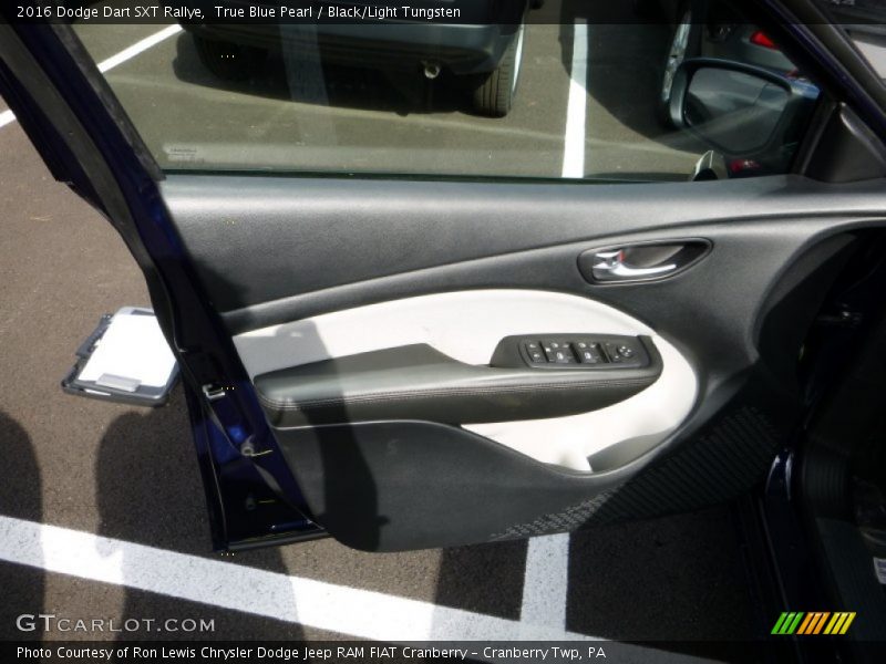 True Blue Pearl / Black/Light Tungsten 2016 Dodge Dart SXT Rallye