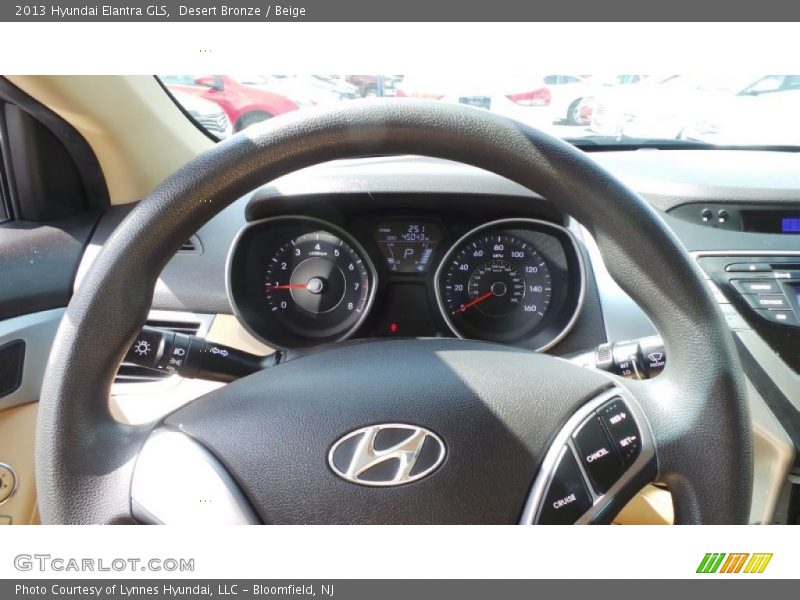 Desert Bronze / Beige 2013 Hyundai Elantra GLS