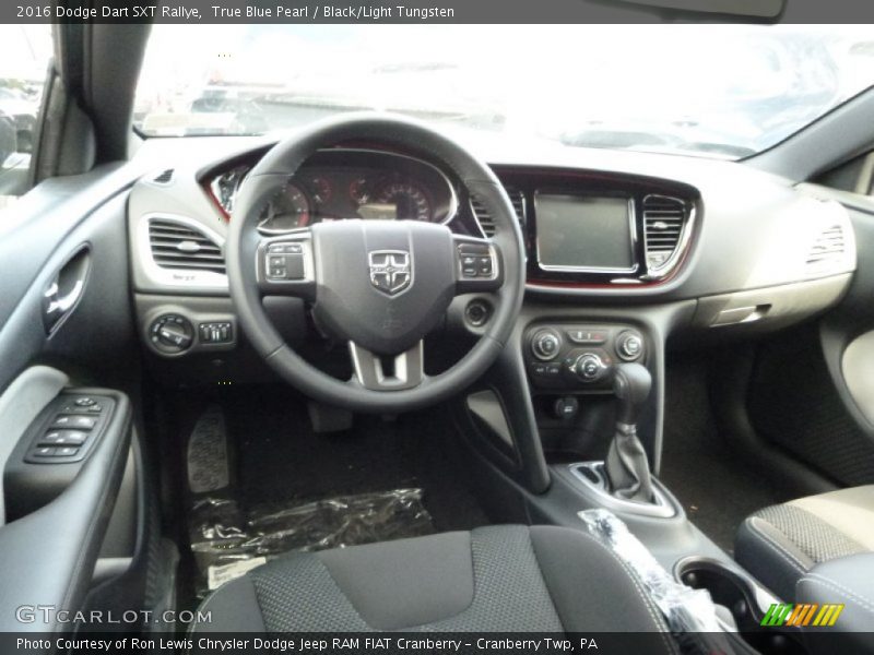 True Blue Pearl / Black/Light Tungsten 2016 Dodge Dart SXT Rallye