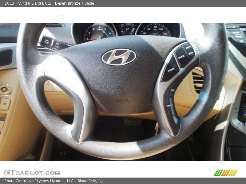 Desert Bronze / Beige 2013 Hyundai Elantra GLS