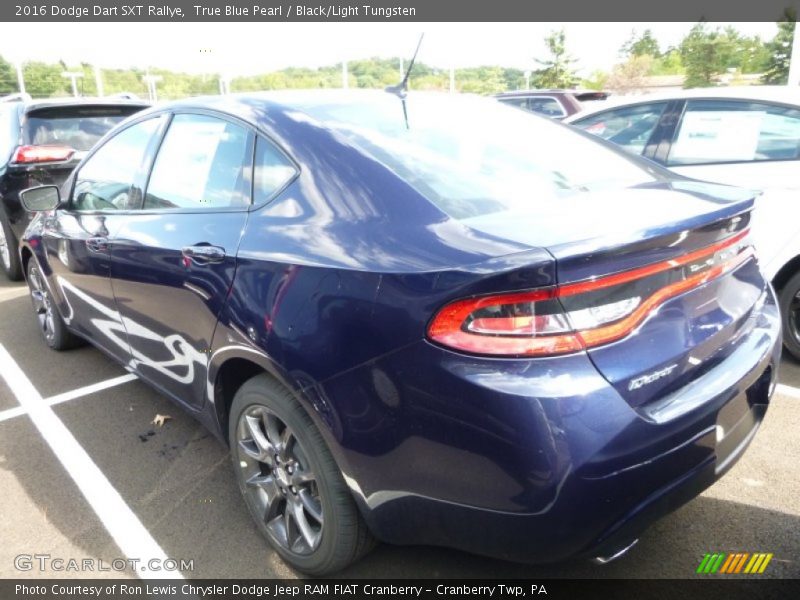 True Blue Pearl / Black/Light Tungsten 2016 Dodge Dart SXT Rallye