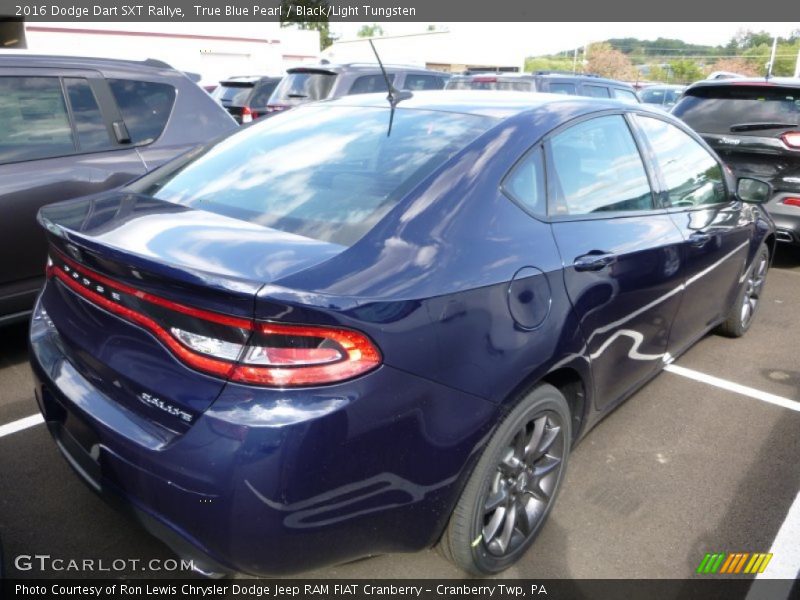 True Blue Pearl / Black/Light Tungsten 2016 Dodge Dart SXT Rallye