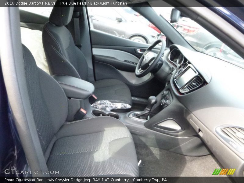 True Blue Pearl / Black/Light Tungsten 2016 Dodge Dart SXT Rallye