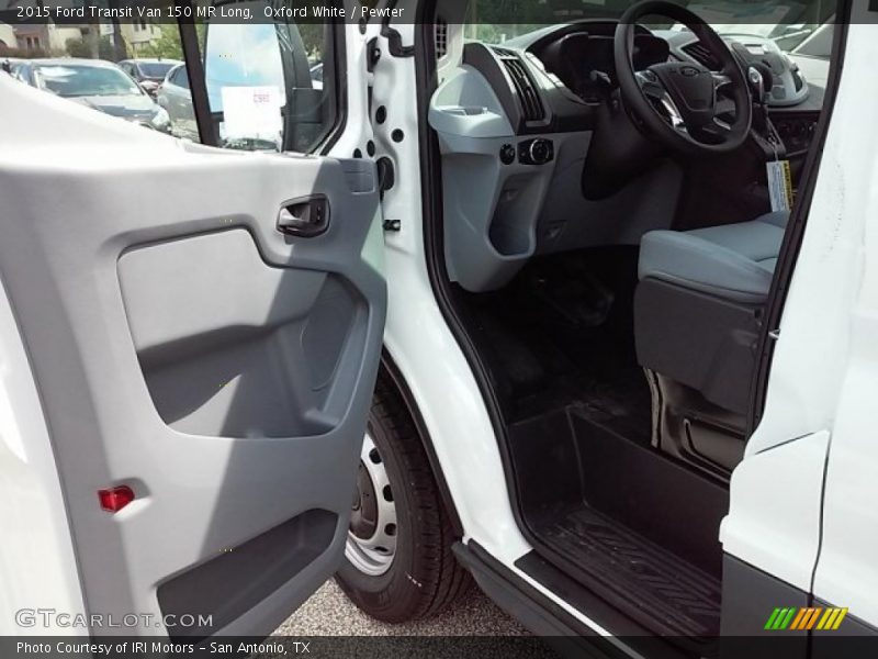 Oxford White / Pewter 2015 Ford Transit Van 150 MR Long