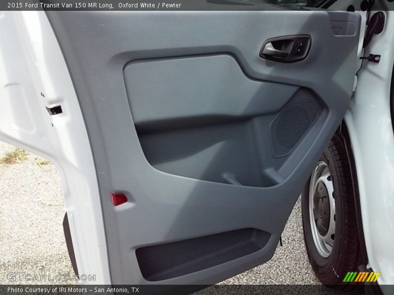 Oxford White / Pewter 2015 Ford Transit Van 150 MR Long