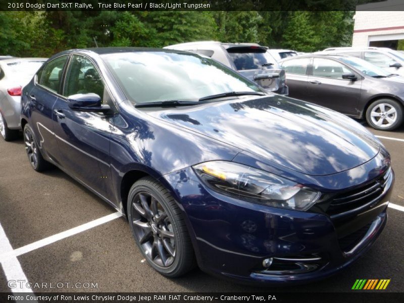 True Blue Pearl / Black/Light Tungsten 2016 Dodge Dart SXT Rallye