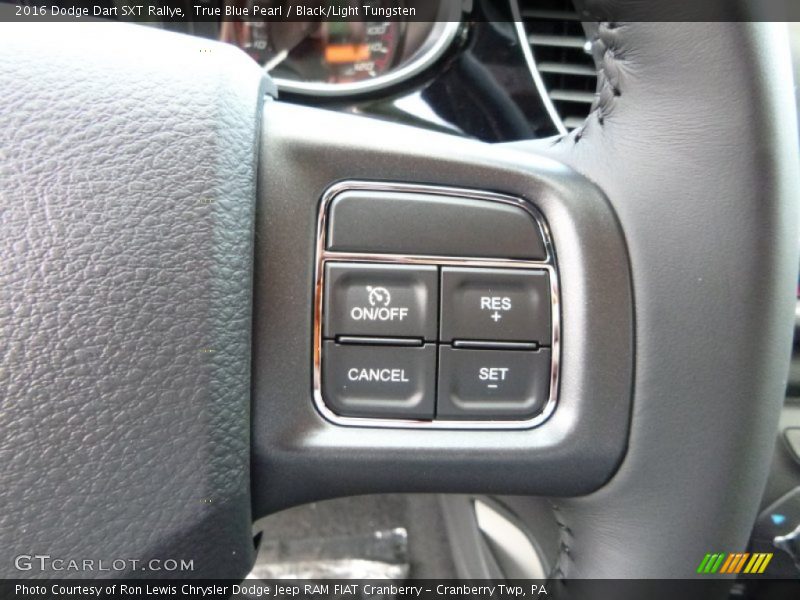 True Blue Pearl / Black/Light Tungsten 2016 Dodge Dart SXT Rallye