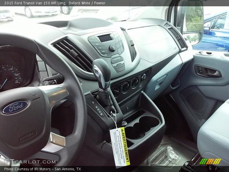 Oxford White / Pewter 2015 Ford Transit Van 150 MR Long