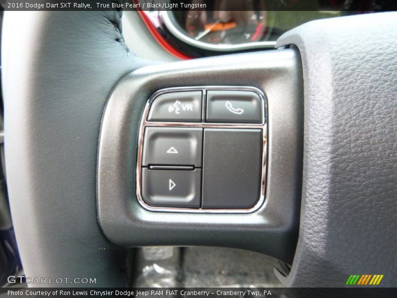 True Blue Pearl / Black/Light Tungsten 2016 Dodge Dart SXT Rallye