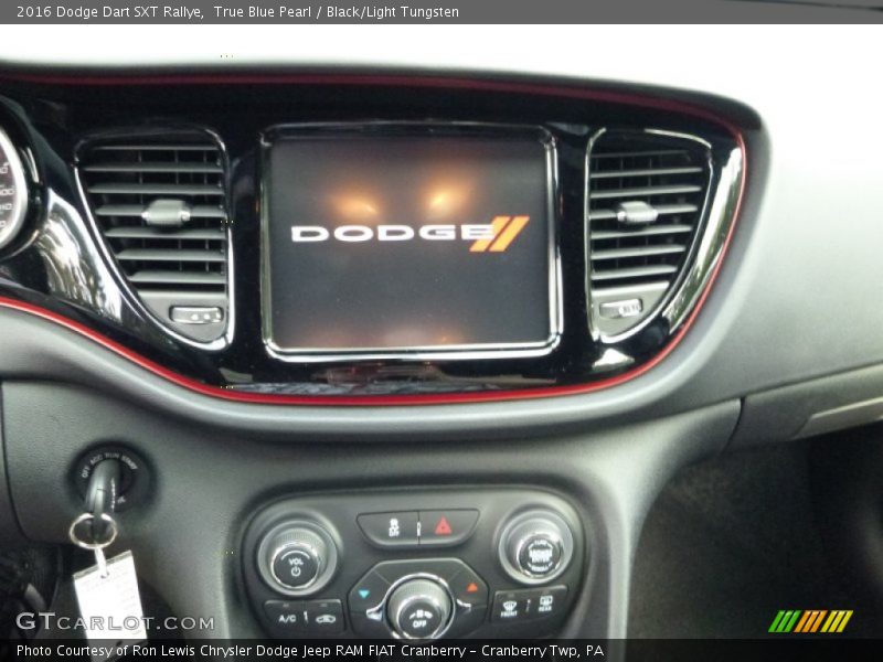 True Blue Pearl / Black/Light Tungsten 2016 Dodge Dart SXT Rallye