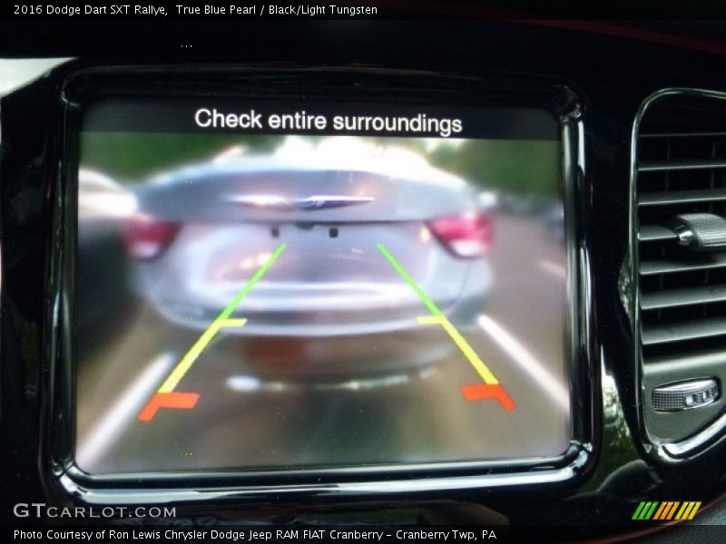 True Blue Pearl / Black/Light Tungsten 2016 Dodge Dart SXT Rallye