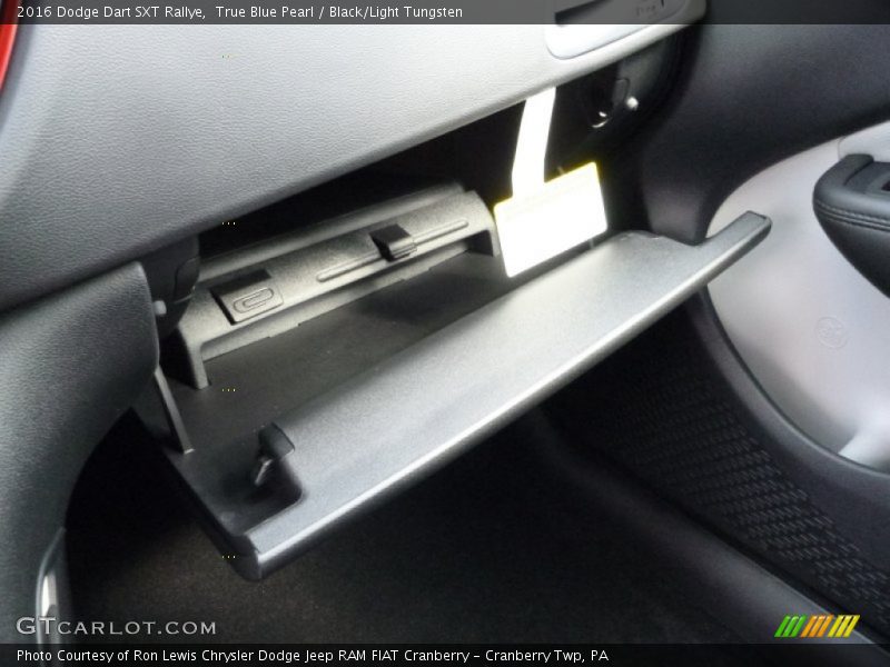 True Blue Pearl / Black/Light Tungsten 2016 Dodge Dart SXT Rallye