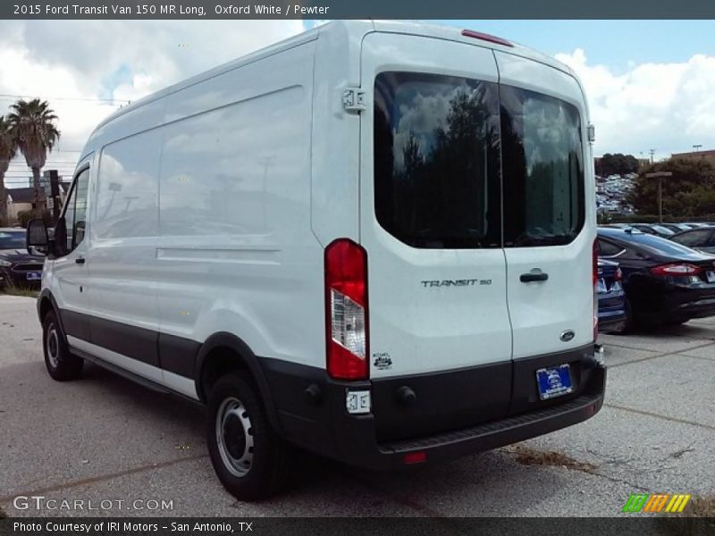 Oxford White / Pewter 2015 Ford Transit Van 150 MR Long