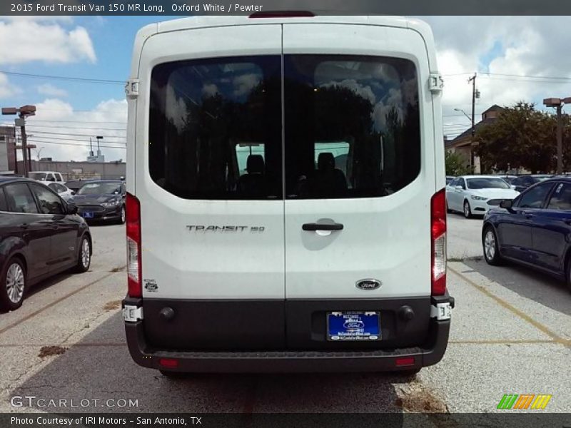 Oxford White / Pewter 2015 Ford Transit Van 150 MR Long