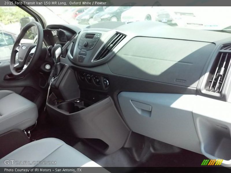 Oxford White / Pewter 2015 Ford Transit Van 150 MR Long