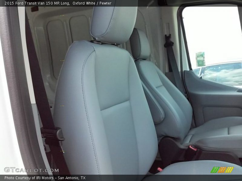 Oxford White / Pewter 2015 Ford Transit Van 150 MR Long