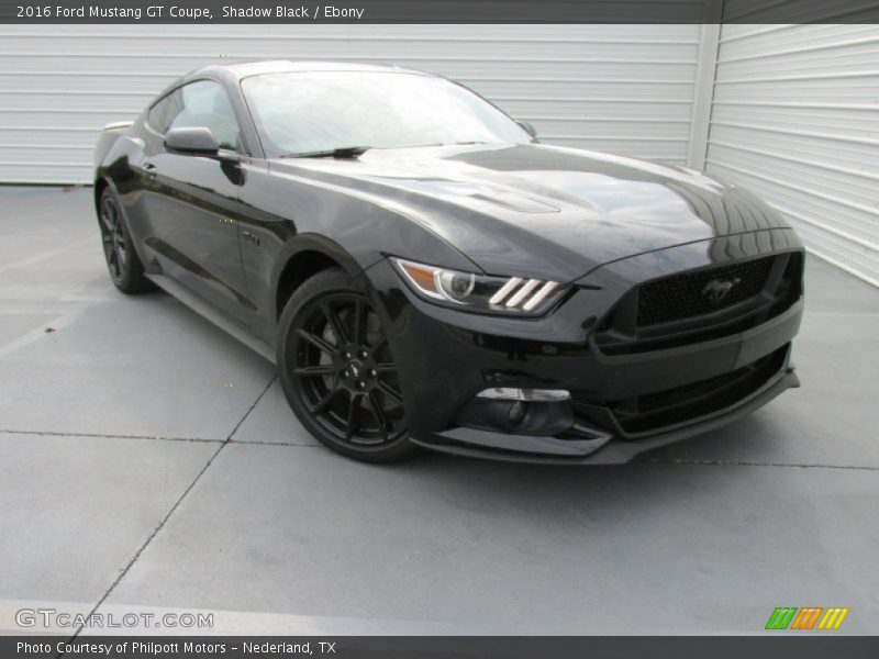 Shadow Black / Ebony 2016 Ford Mustang GT Coupe