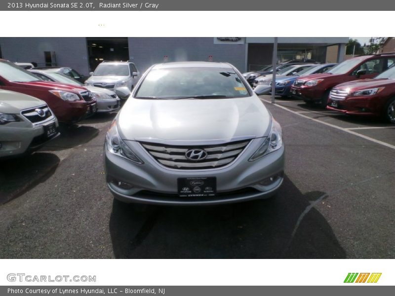 Radiant Silver / Gray 2013 Hyundai Sonata SE 2.0T