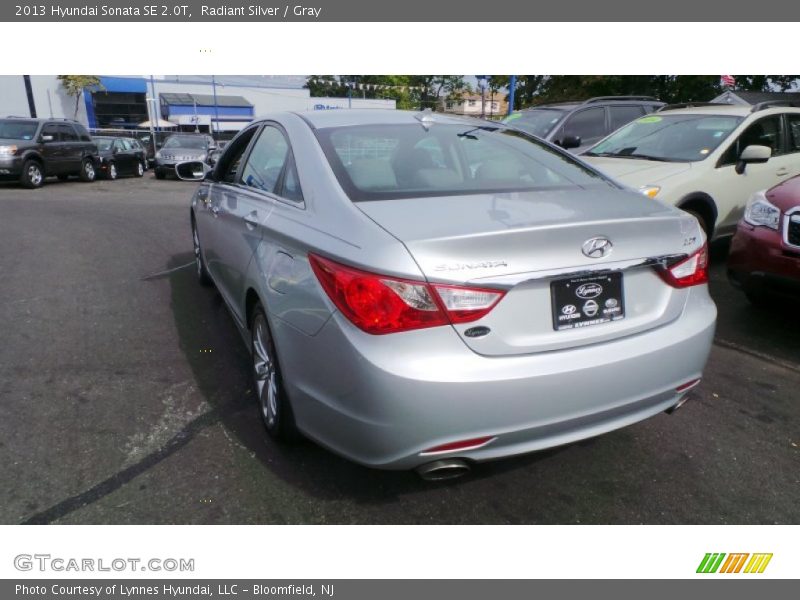 Radiant Silver / Gray 2013 Hyundai Sonata SE 2.0T
