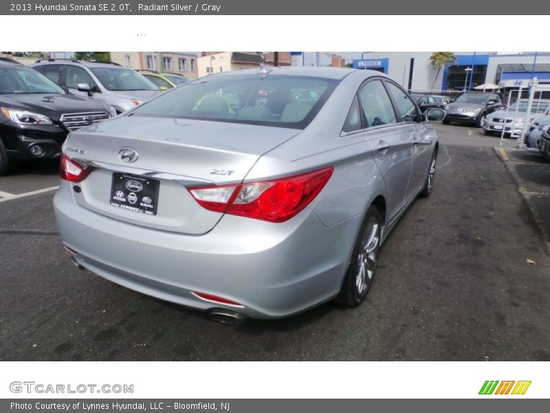 Radiant Silver / Gray 2013 Hyundai Sonata SE 2.0T