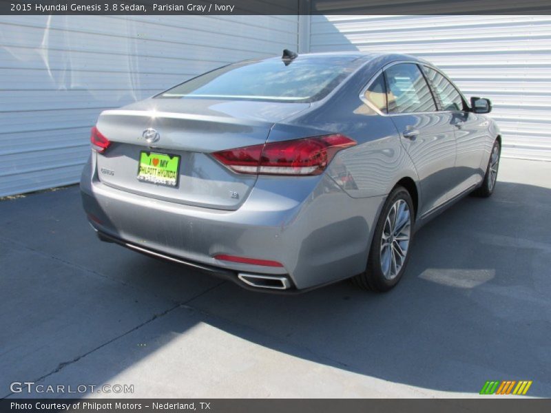 Parisian Gray / Ivory 2015 Hyundai Genesis 3.8 Sedan