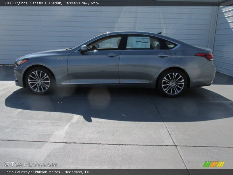 Parisian Gray / Ivory 2015 Hyundai Genesis 3.8 Sedan
